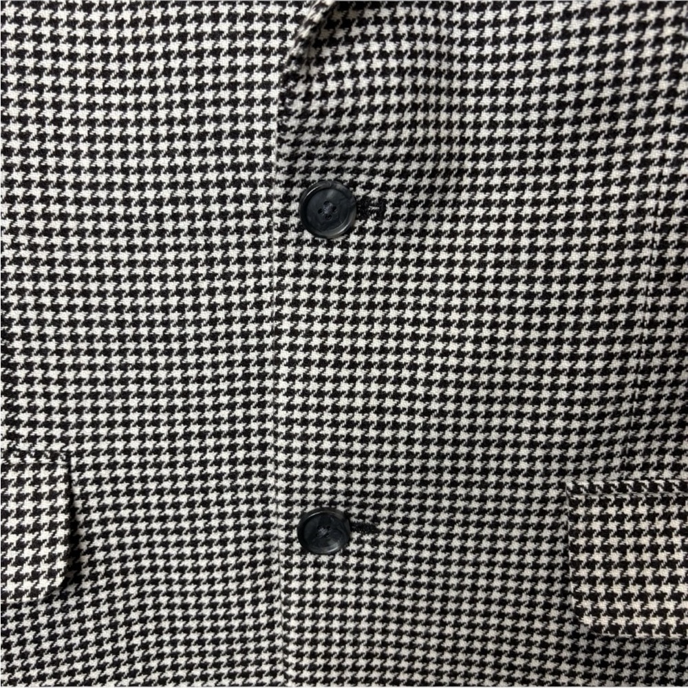 J. Peterman Black and White Houndstooth Blazer - Picture 7 of 10